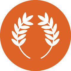 Wheat Sheaf glyph circle icon