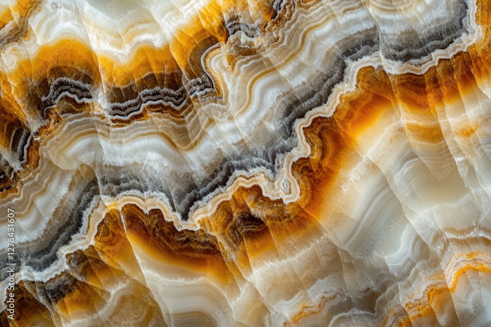 Aufkleber A close-up view of a smooth marble surface with subtle texture and color variations