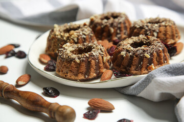 Mini Chocolate Bundt Cakes