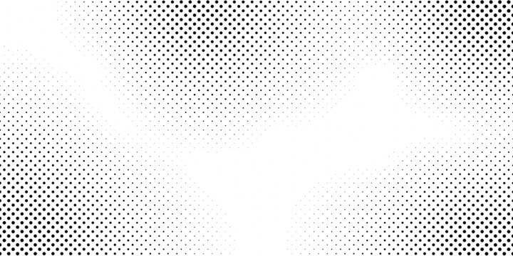 Vector abstract gradient halftone wave dotted textured pattern. Retro comic pop art backdrop with halftone dots design. Vintage backdrop for comic superhero text, speech bubble, message.
