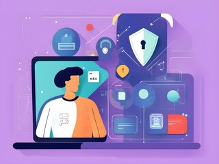 The idea of cybersecurity services include safety authentication networks, motherboards, and AI regulations that require login and connection.