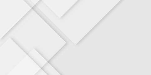 Abstract grey geometric vector background with soft shadow on neutral light grey textured background.3d architecture pattern design. Template for branding business .white paper texture background .	