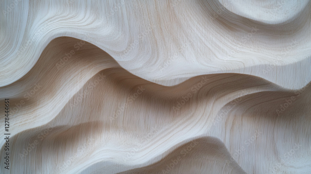 Poster abstract ash hardwood wall texture with distinct grain patterns for interior design