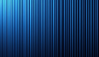 Blue stage curtains, theatrical backdrop.