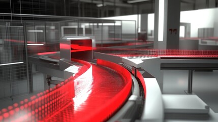 Automated conveyor-based tray cleaning system with rotating brush heads and rapid drying unit.