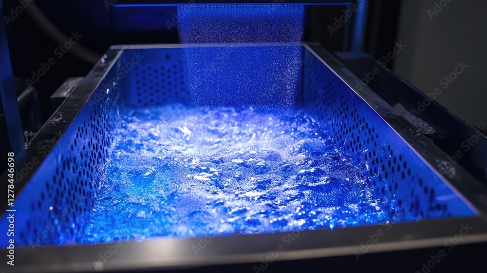 Poster automated filter cleaning system with precision airflow control and high-speed brush rotation.