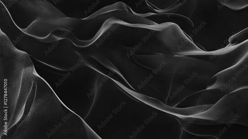 Aufkleber Elegant black chalkboard texture with subtle chalk patterns for background design