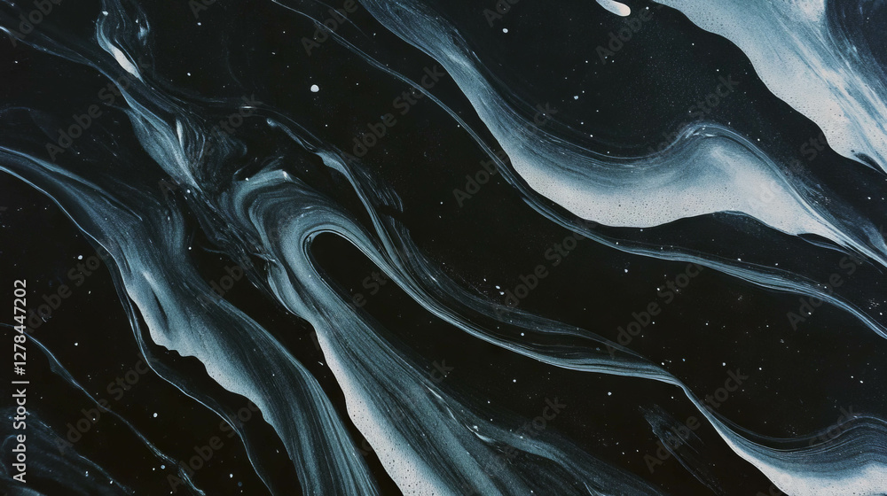 Poster Abstract black chalkboard texture with varied patterns for artistic design