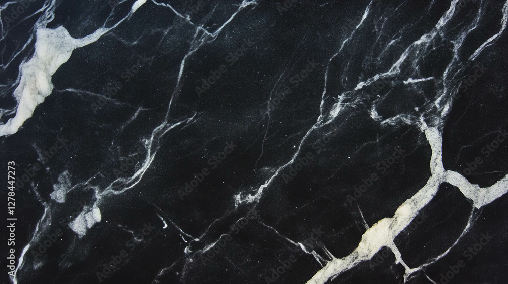 Aufkleber Black chalkboard texture with subtle varied chalk patterns for background design