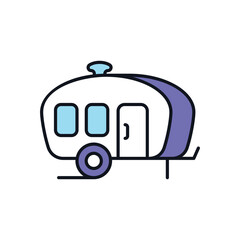 Caravan  Vector icon