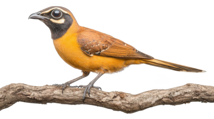 Serene bird perched on a branch, captivating glimpse into nature's beauty 