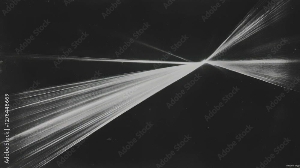 Poster Chalk lines on blackboard creating geometric pattern for artistic backgrounds and design