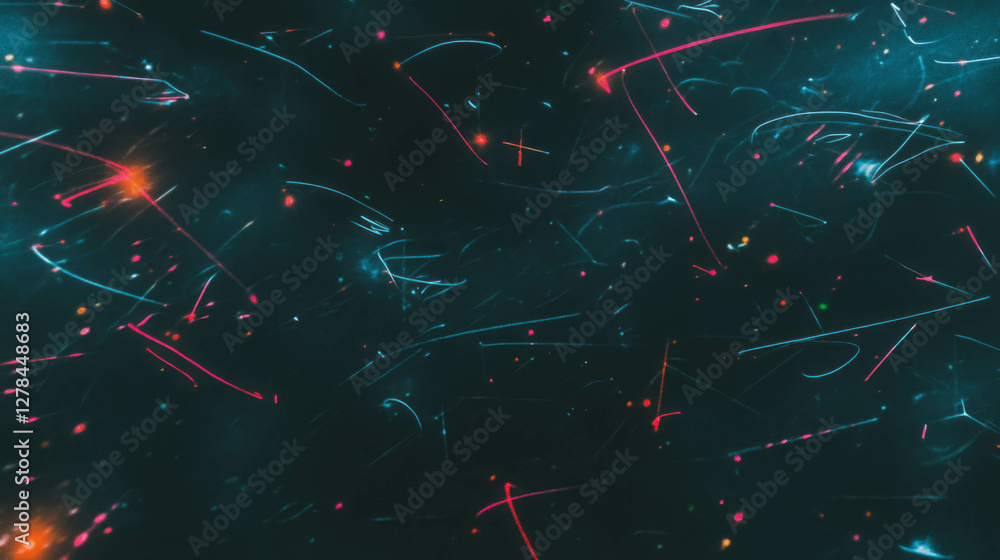 Poster abstract blackboard texture with vibrant angled chalk lines