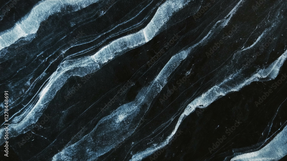 Poster Abstract chalk lines on blackboard texture for creative background design