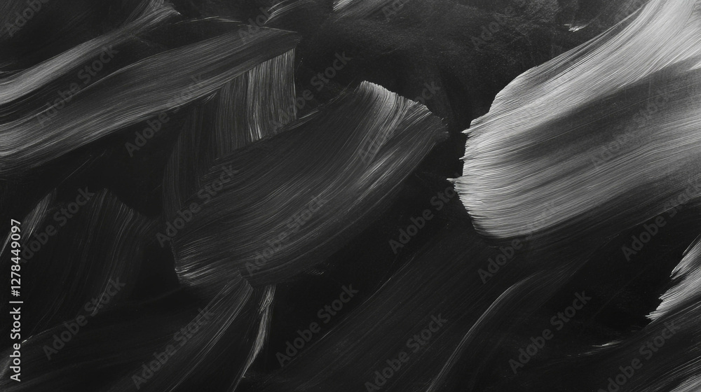 Poster blackboard texture with varied chalk strokes for artistic design and background concepts