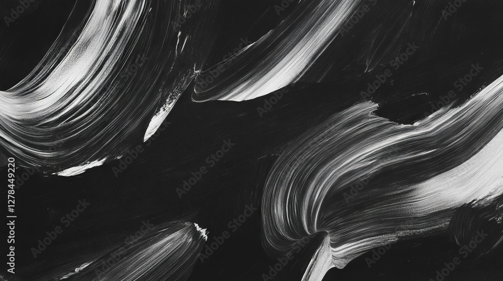 Poster abstract chalk strokes on black background texture for creative design