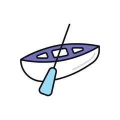Canoe Vector icon