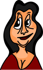 Ilustración de una mujer