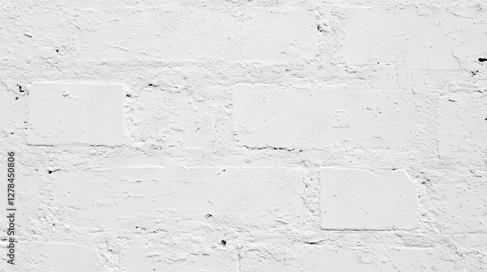 Poster white stucco brick wall texture with subtle lighting for background design