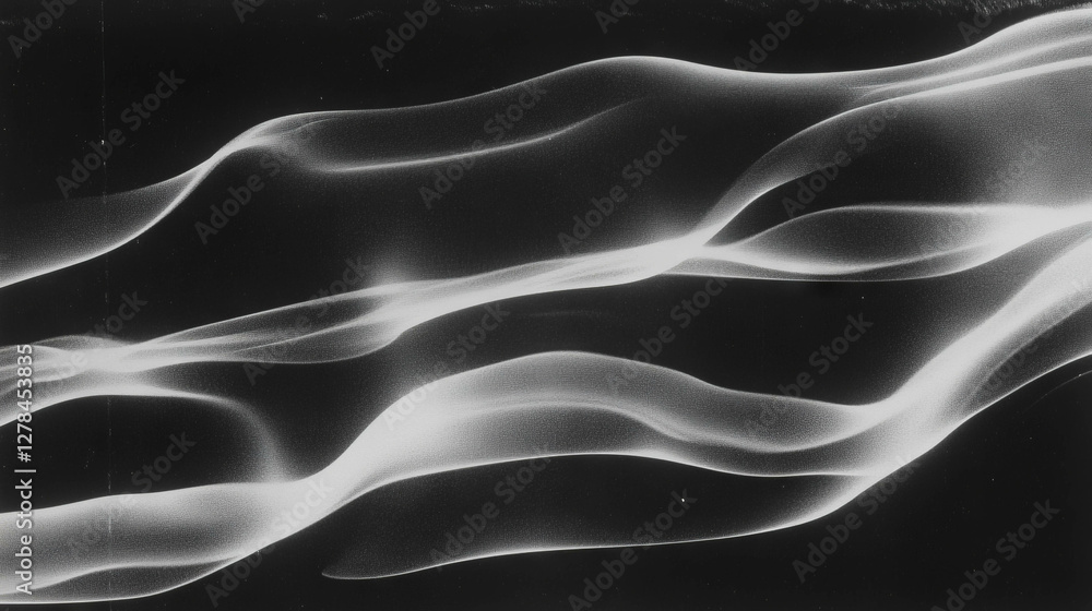 Poster Abstract chalkboard texture with smooth chalk lines for background design