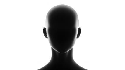 Captivating monochrome portrait, a study of light and shadow on man's face striking