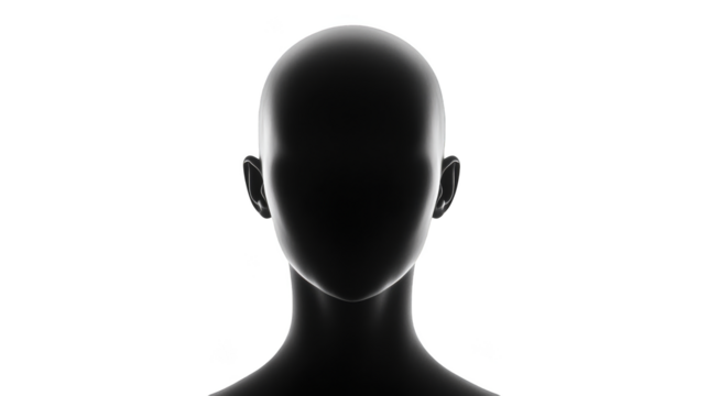 Captivating monochrome portrait, a study of light and shadow on man's face striking