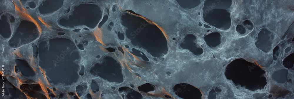 Aufkleber textured dark plaster surface with grainy pattern for creative background design