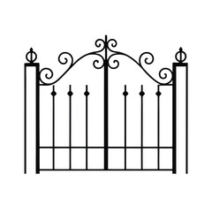 wrought iron gates