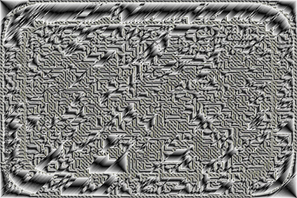 Poster stylish abstract image for your creative design of layout. backdrop with black and white pattern. co
