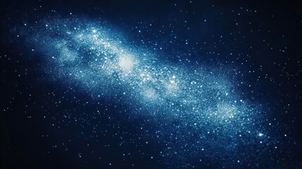 Fototapeta premium Night sky, Milky Way galaxy, cosmic dust, starfield, space background, astronomy