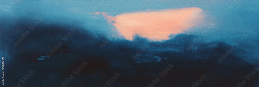 Poster dark abstract texture with heavy brush strokes in a moody atmosphere