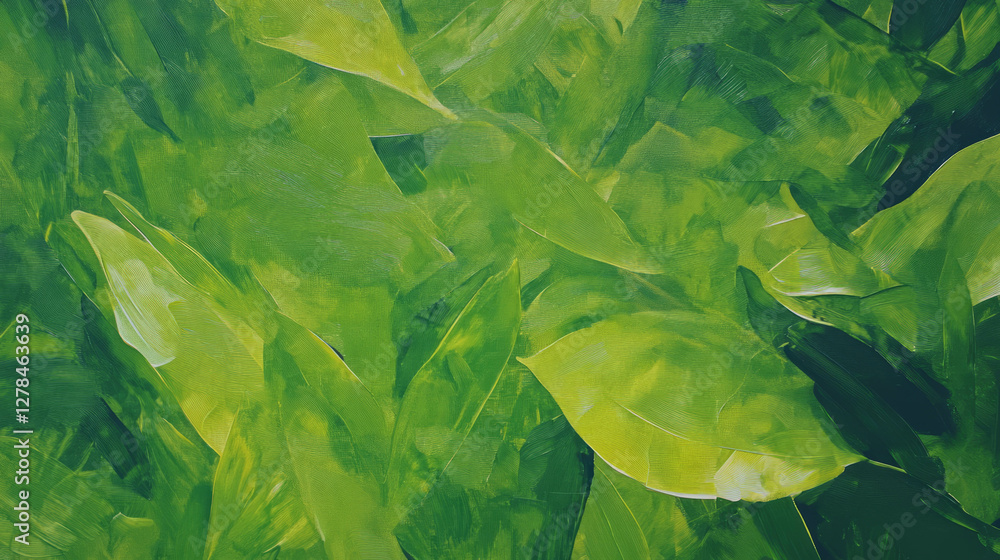 Aufkleber deep lime green abstract texture with glossy finish for creative design