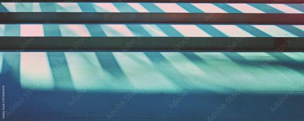 Poster Dynamic diagonal stripes with subtle shading for modern background design