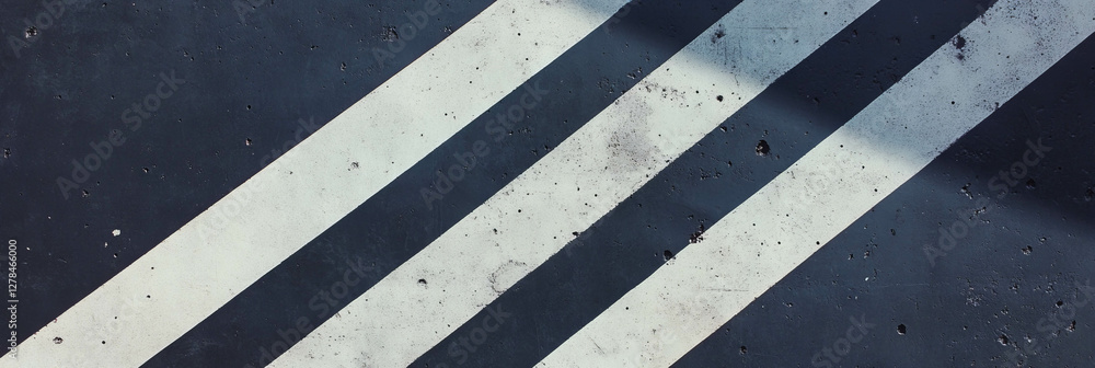 Poster diagonal stripes on rough concrete texture for background design