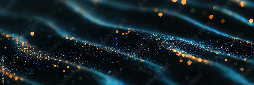Poster abstract textured diagonal grainy stripes with glowing bokeh lights