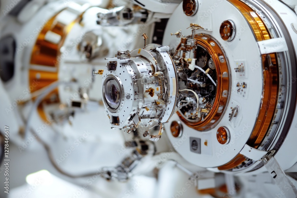 Poster a look at the inner workings of a spacecraft