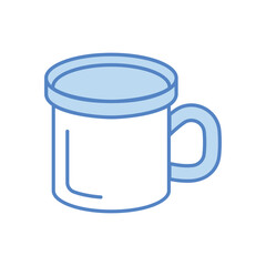Camping Mug Vector icon