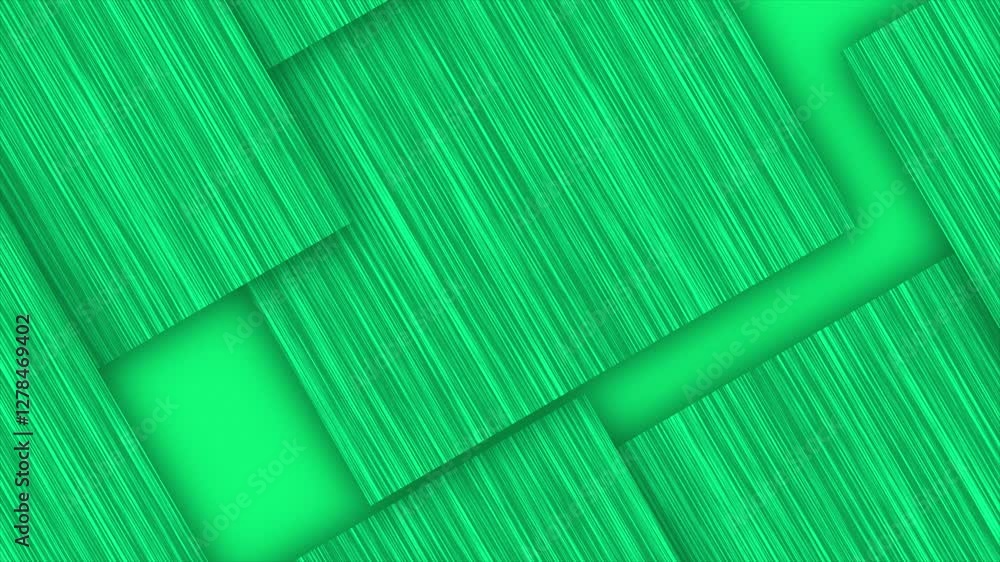 Aufkleber turquoise color moving parallel lines with square shapes gradient design geometrical background