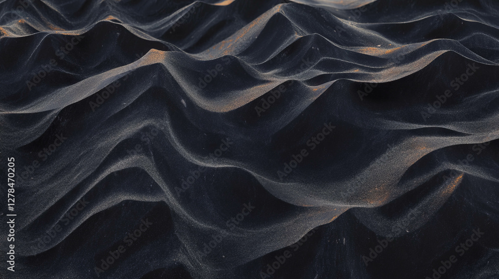 Poster Abstract fine grained black slate texture with subtle details for background or design