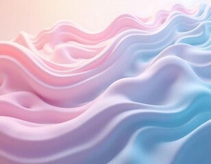 Obraz premium Pastel Abstract Waves