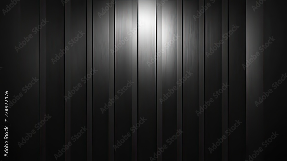 Poster dark gradient background with vibrant light reflections, creating an elegant and bold modern atmosph