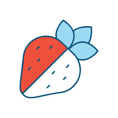 Strawberry vector icon