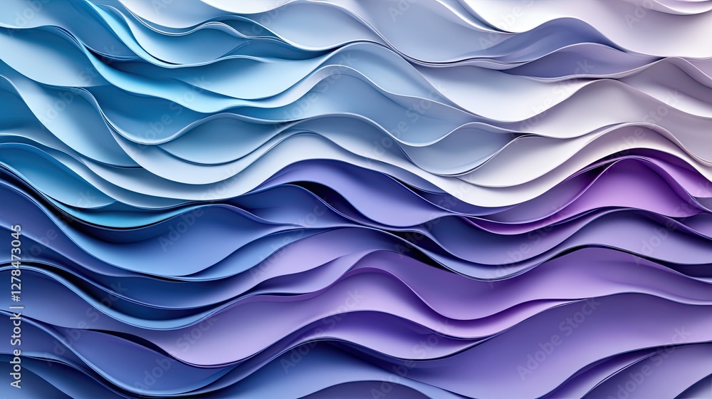 Poster seamless gradient transitioning from blue to purple, offering a calm yet modern design with ample sp