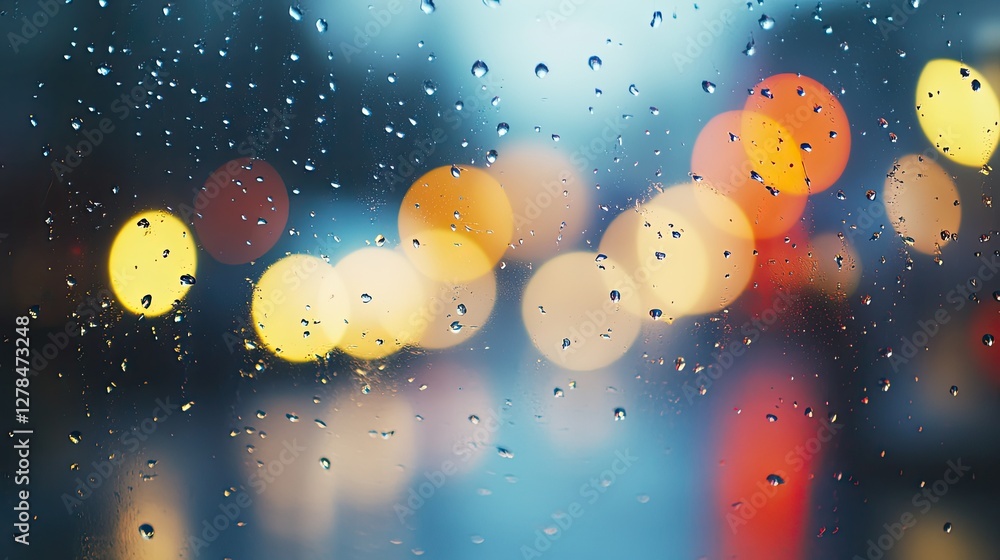 Poster smooth, reflective surface with a soft bokeh effect, adding a touch of modern elegance while leaving