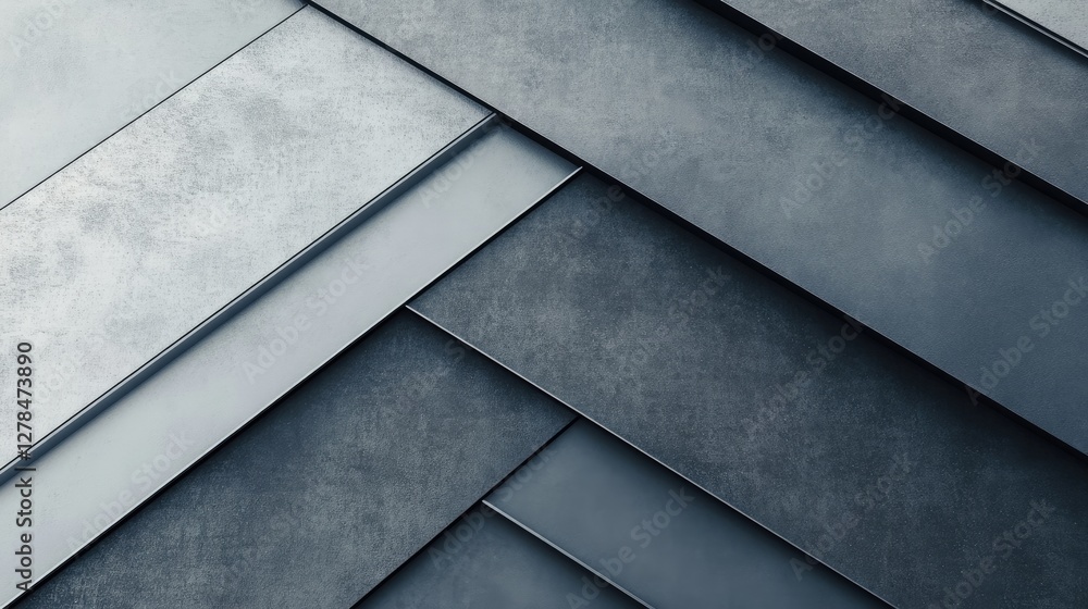 Poster subtle diagonal lines in a soft metallic silver texture, adding a modern, high-end touch with clean,