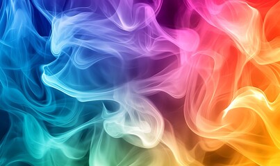 Obraz premium An abstract background with vibrant colors and fluid shapes