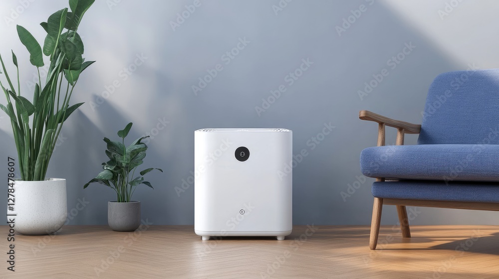 Poster smart filter cleaning machine with ai-controlled airflow adjustment and real-time diagnostics.
