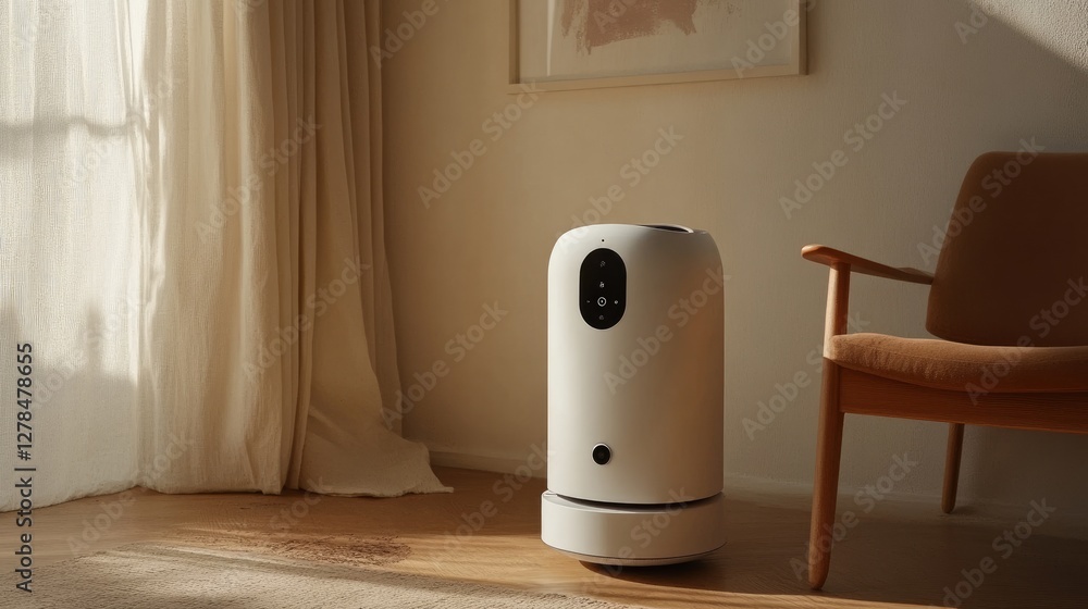 Poster smart filter cleaning machine with ai-controlled airflow adjustment and real-time diagnostics.