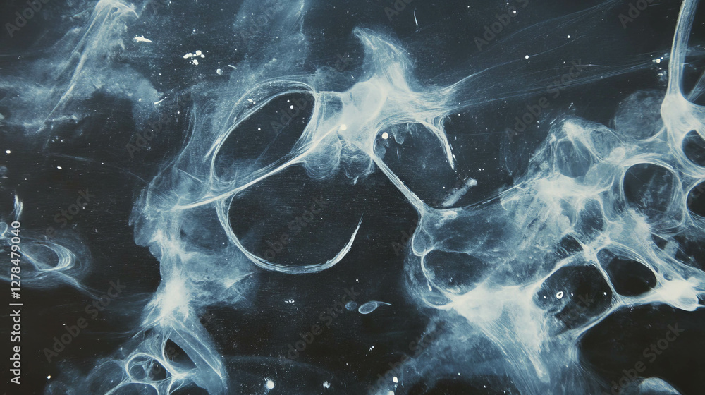 Poster Abstract chalkboard texture with erased chalk patterns for background design