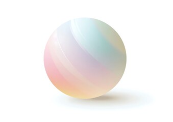Abstract Colorful pastel, RGB, glowing ball of light